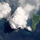 Illustration for article titled Satellites Capture a Dizzying View of Krakatoas Ongoing Eruption